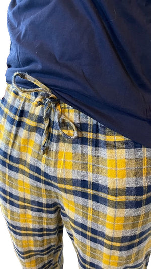 Cabin Jams - Gold/Navy - New Arrival!
