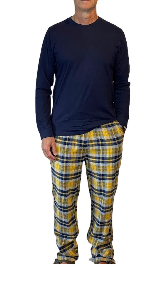 Cabin Jams - Gold/Navy - New Arrival!