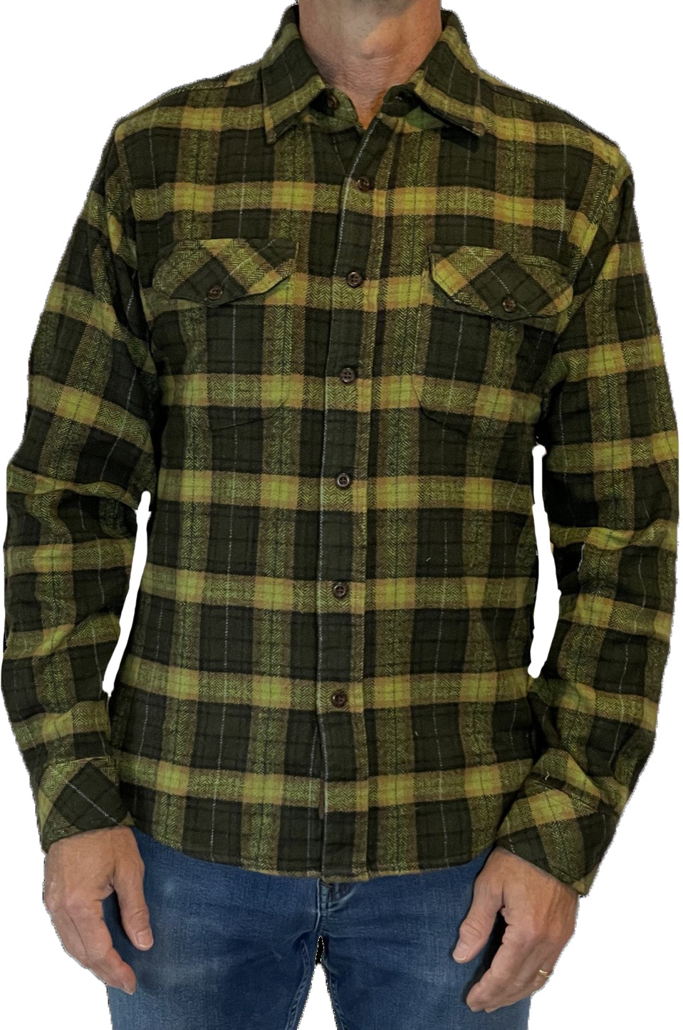 Granby Flannel Shirt - Pine New Arrival!