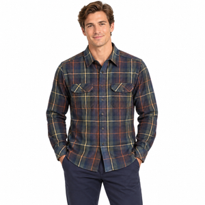 Granby Flannel Shirt - Olive Just Arrived!