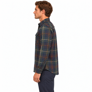 Granby Flannel Shirt - Olive Just Arrived!