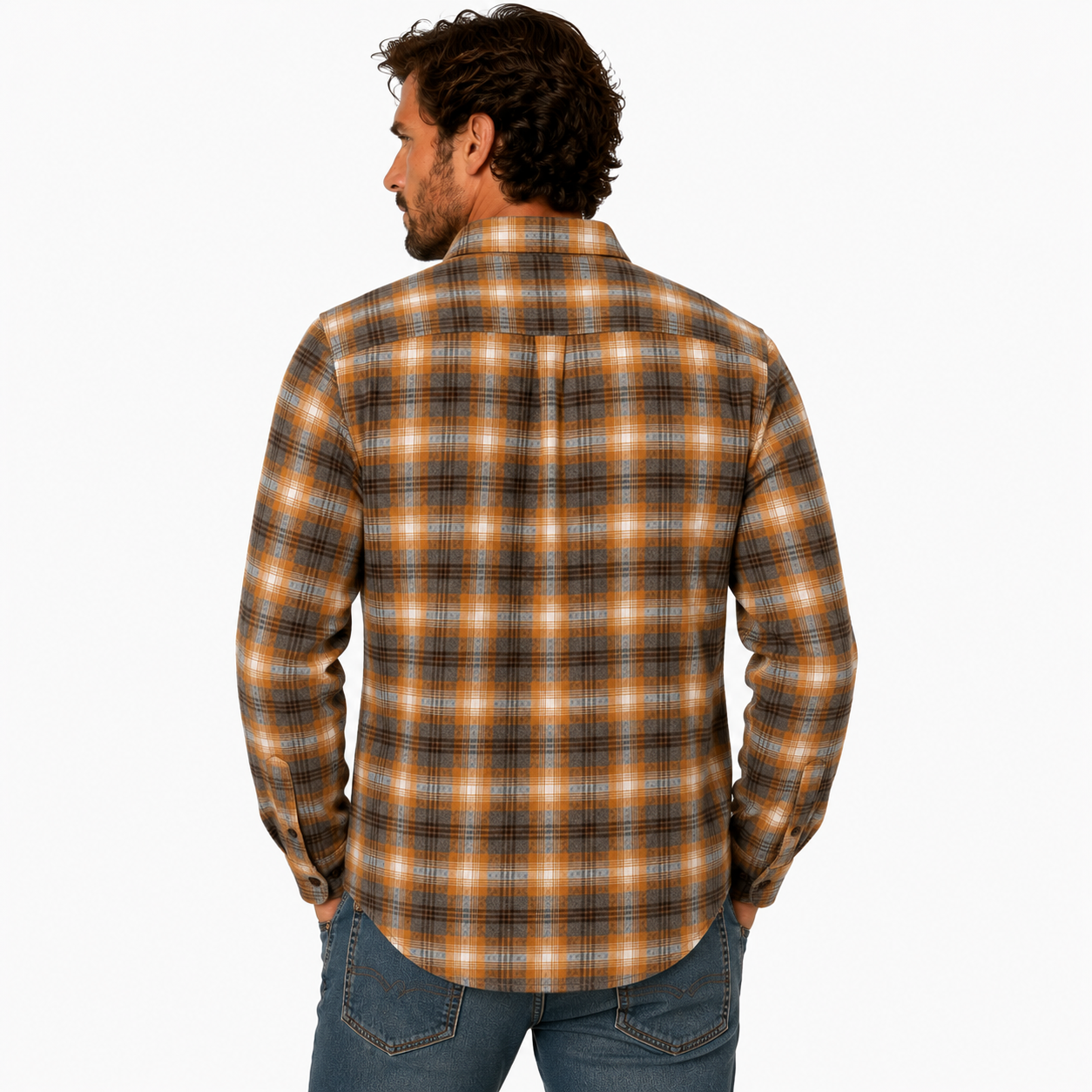 Granite Grindle Men's Shirt – Saffron