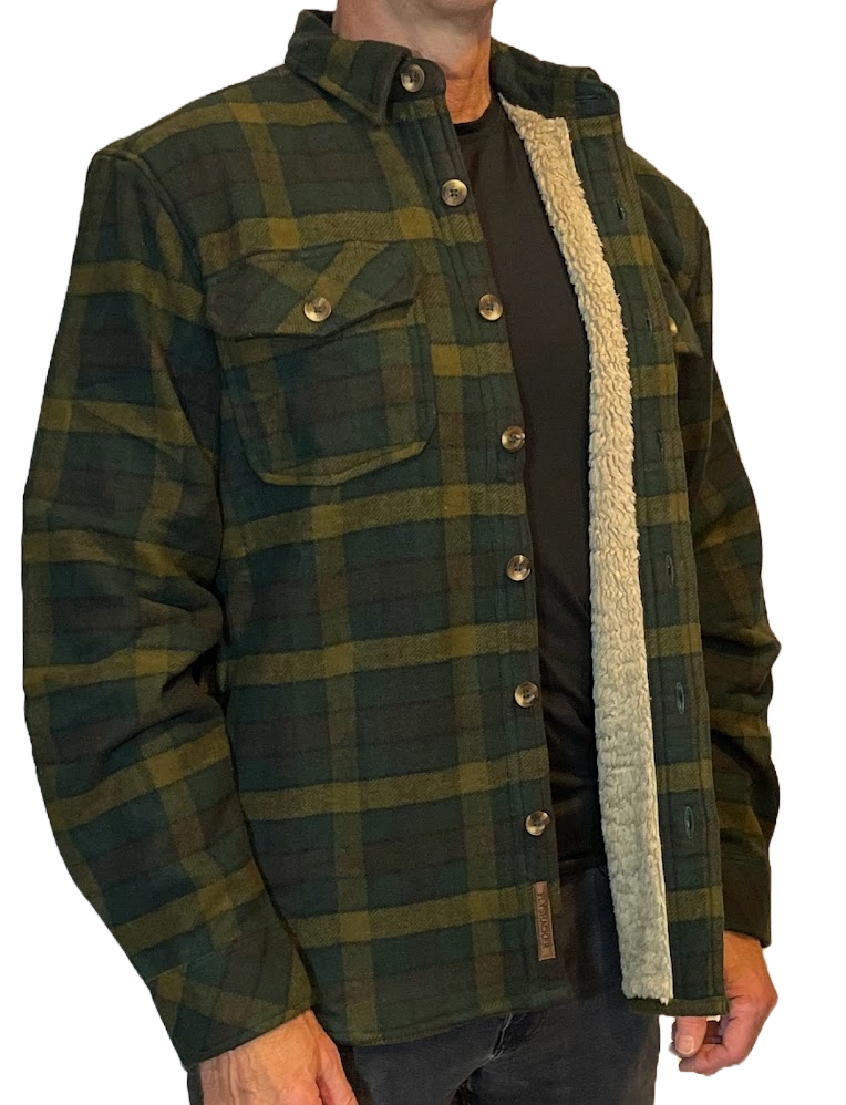 Camp Trail Sherpa Shirt Jak - Deep Pine - New Arrival!