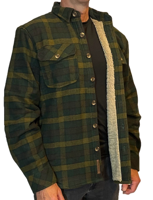 Camp Trail Sherpa Shirt Jak - Deep Pine - New Arrival!