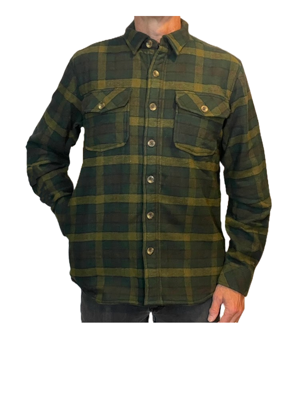 【送込】Mサイズ ASSC Trip Flannel Camp Trail Sherpa Shirt Jak - Deep Pine - Now 40% off! - Flyshacker
