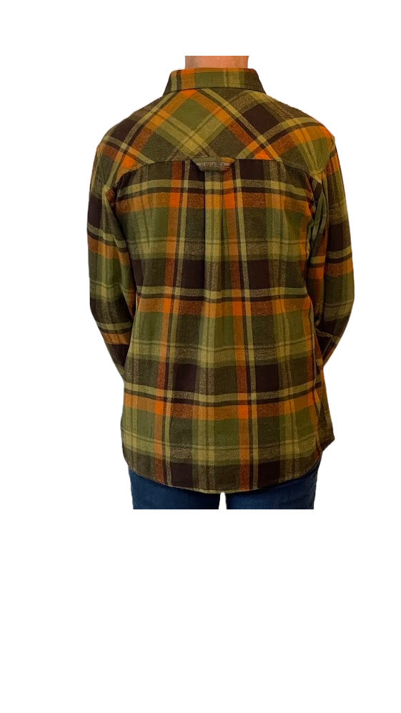 Jackson Flannel Shirt – Loden now 40% off! size XL only - Flyshacker