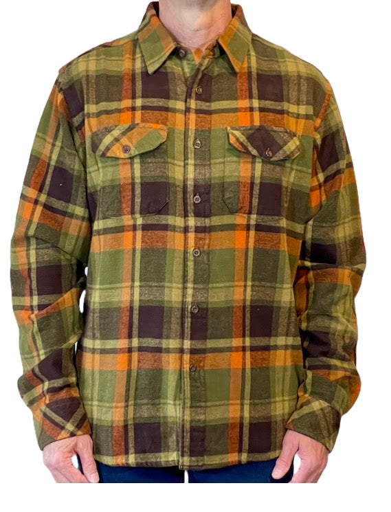 Jackson Flannel Shirt – Loden now 40% off! size XL only - Flyshacker