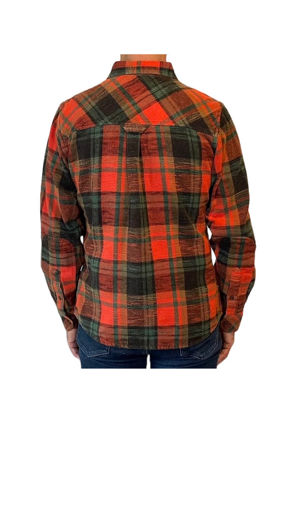 Jackson Flannel Shirt – Red/Pine