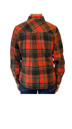 Jackson Flannel Shirt – Red/Pine