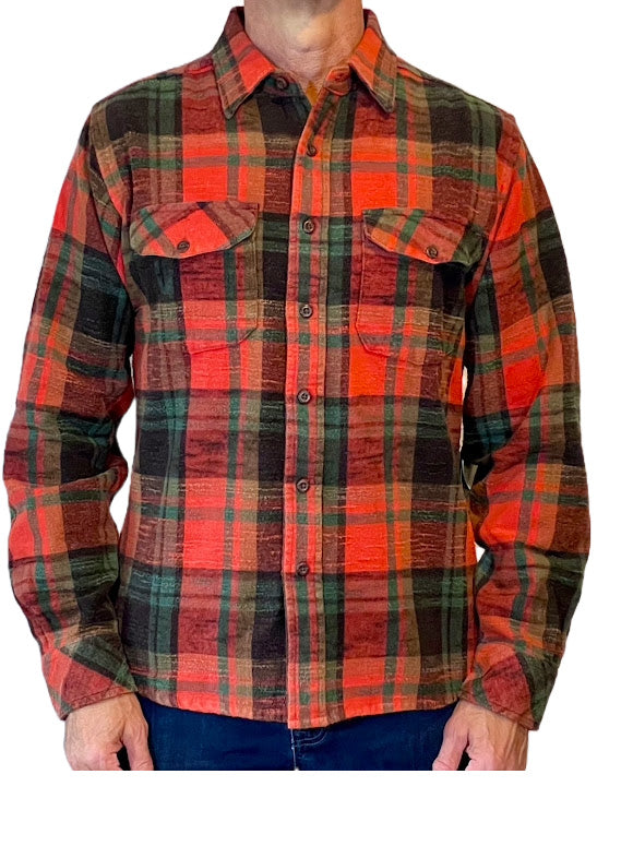Jackson Flannel Shirt – Red/Pine - New arrival. Sold out except size L