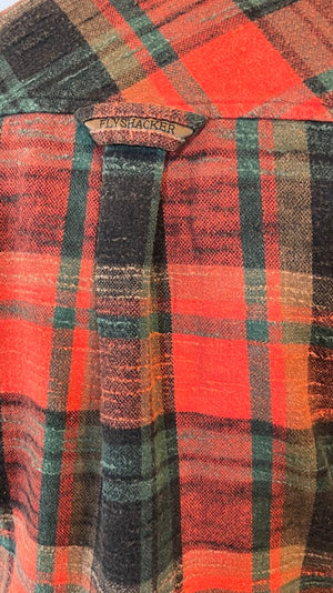 Jackson Flannel Shirt – Red/Pine