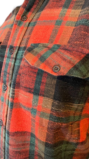 Jackson Flannel Shirt – Red/Pine
