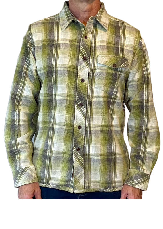 Wolf Creek Shirt - Moss 10 oz Super heavyweight Shirt-Jac Now 40