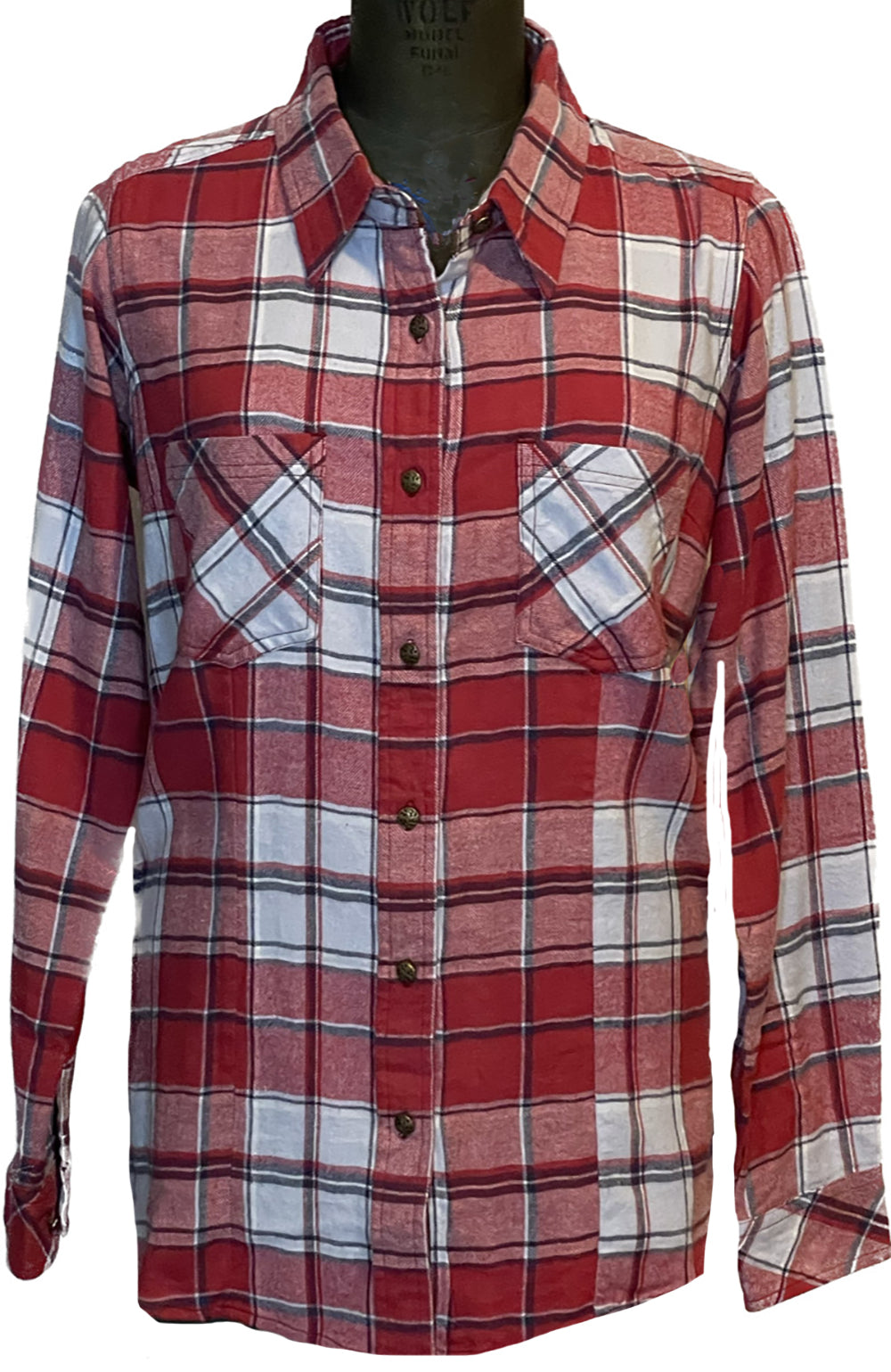 Women's Libby Flannel Shirt - Magenta/Sky - 40% Off!