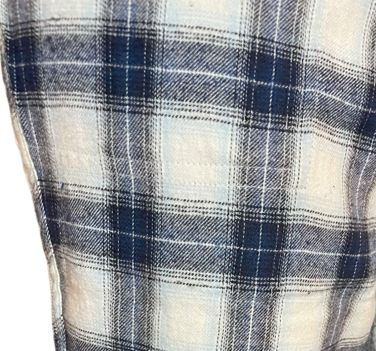 Women's Passion pearl Snap Flannel Shirt - Navy/Sky - 40% Off!