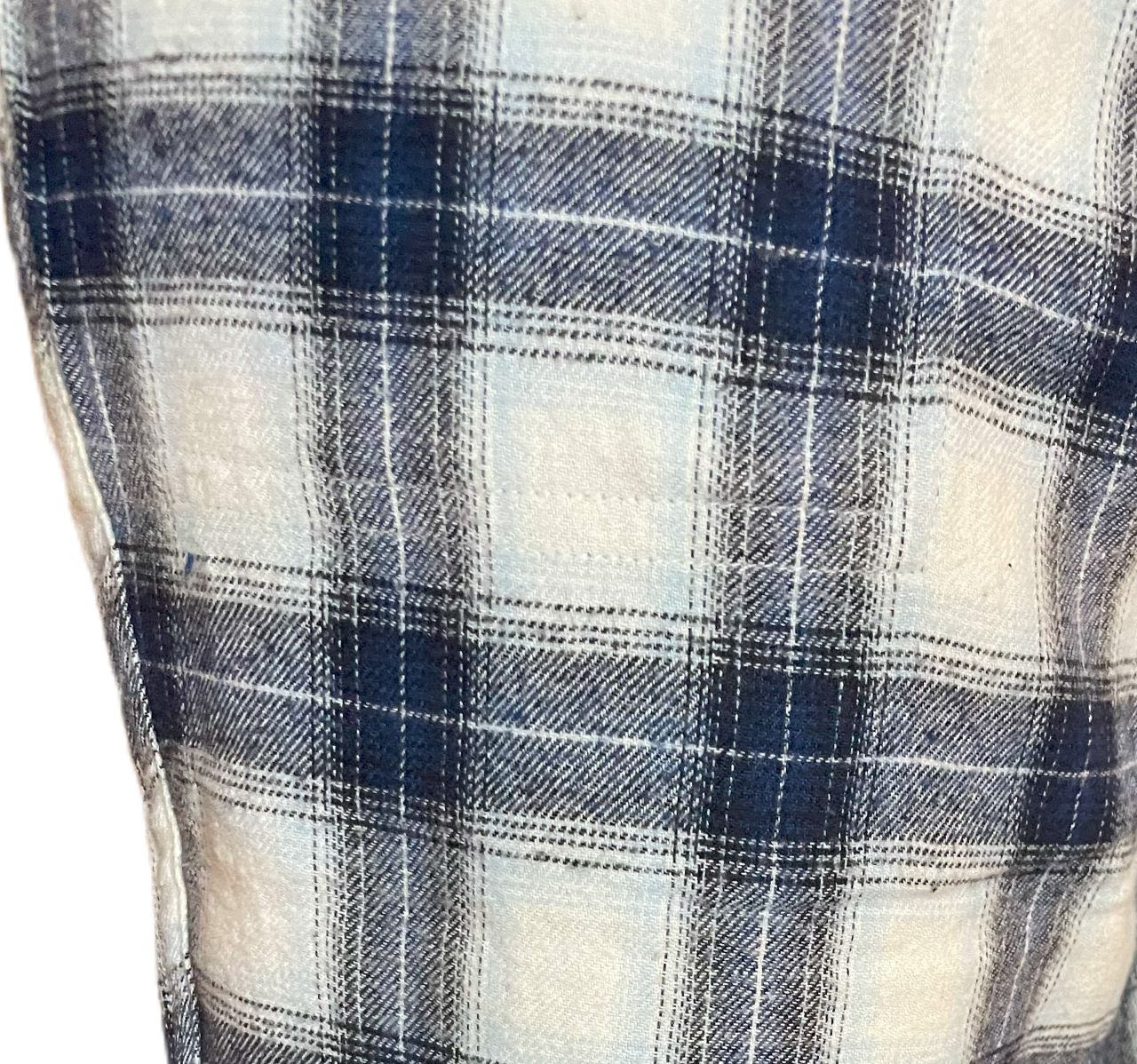 Women's Passion pearl Snap Flannel Shirt - Navy/Sky