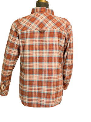 Women's Passion pearl Snap Flannel Shirt - Clay New Arrival!