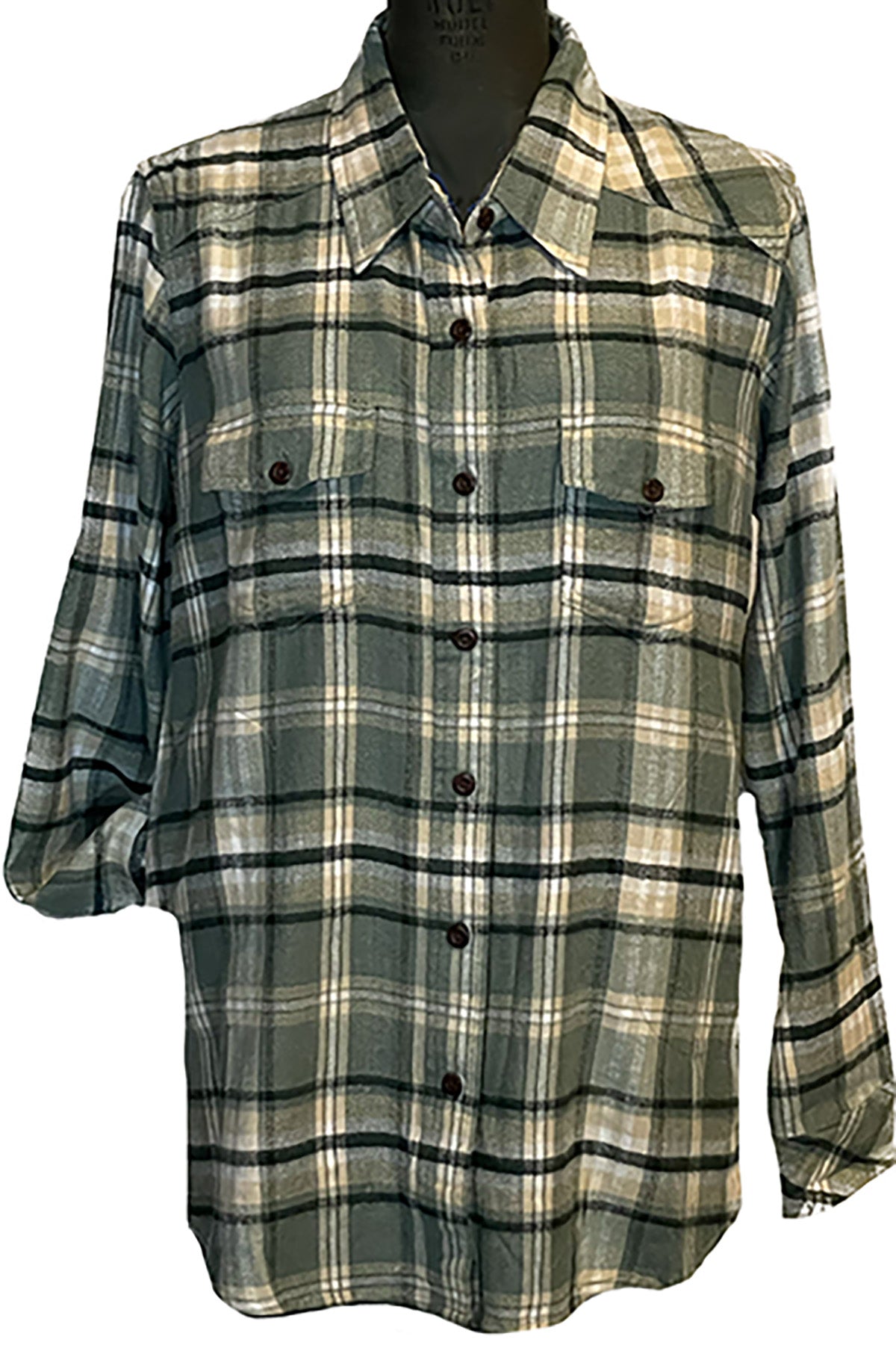 Women's Huggable Flannel - Wedgewood - 40% off! Sizes S and M only remaining
