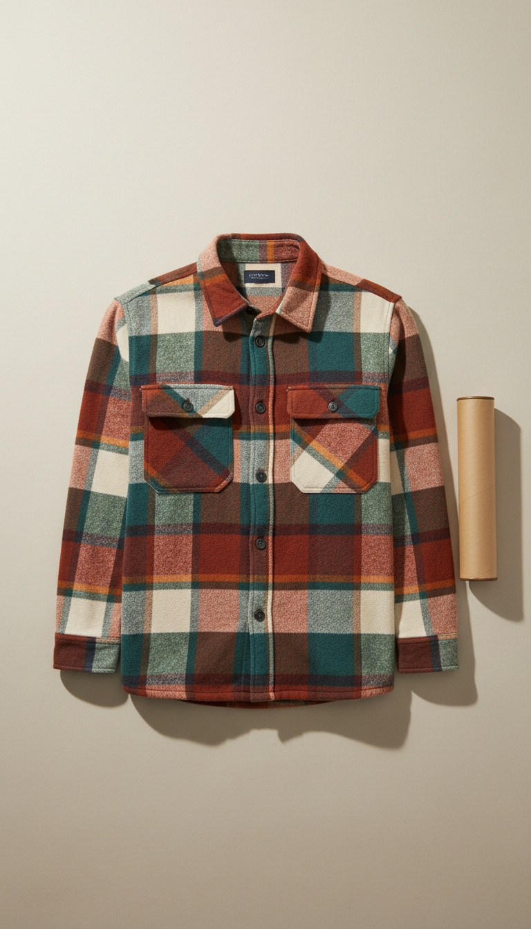 Sage Technical Flannel Shirt