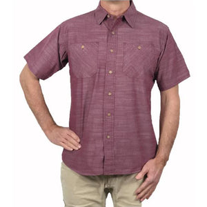 The Cottonwood Short Sleeve Shirt - Andorra Red