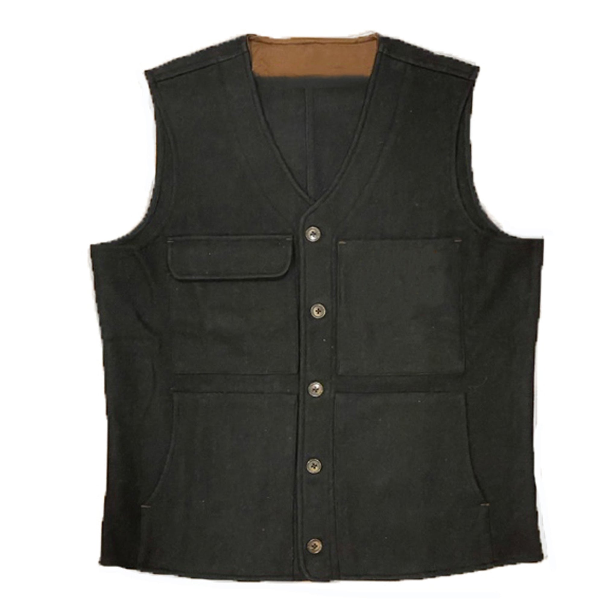 Ranger Wool Vest - Black