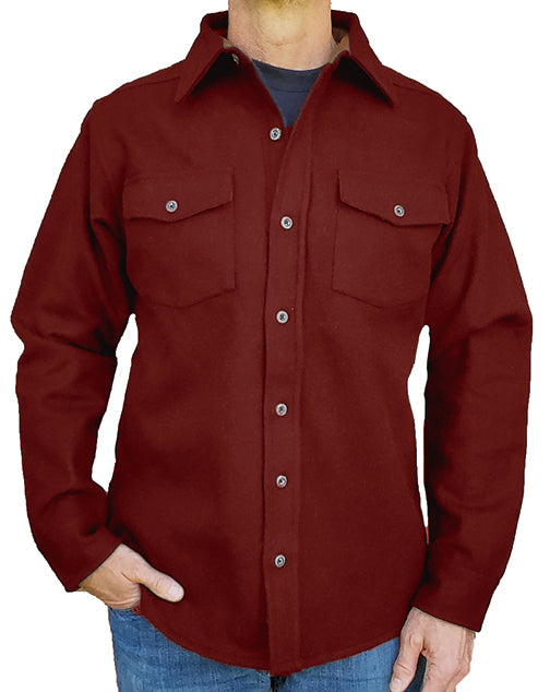 Wool Shirt - Brick