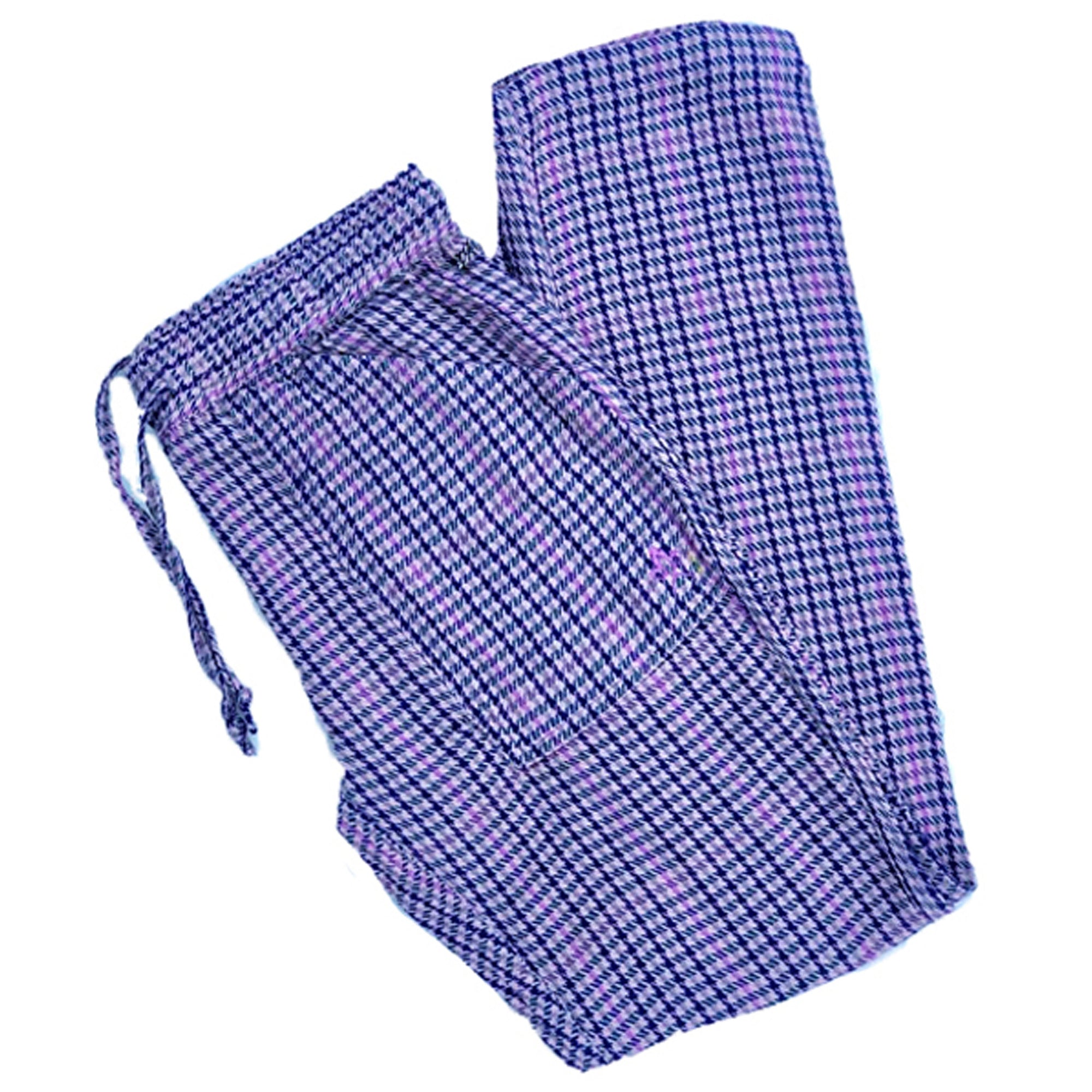 Women's Cabin Jams -Lavender Houndstooth